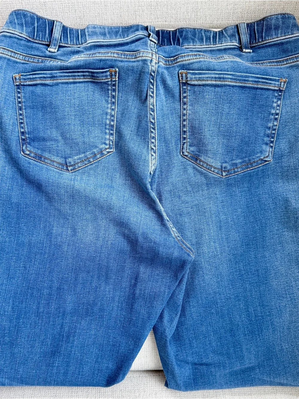 J. Jill Boyfriend Jeans in Medium Blue Wash - Picture 6 of 8